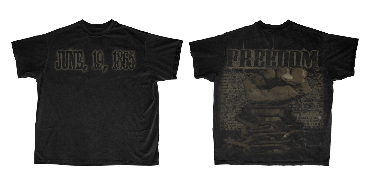 Heavy Weight Juneteenth Freedom Tee